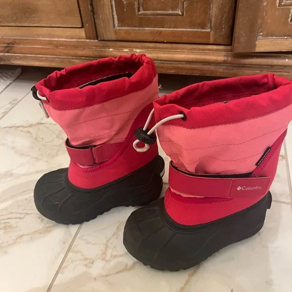 Columbia unisex-child Childrens Powderbug Plus II snow / rain boots / SZ Kids 10 - Picture 2 of 5